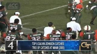 Top 5 Calvin Johnson Catches - Georgia Tech Highlights