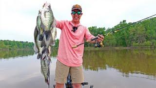 Fishing a Secluded Lake that has SLAB Crappie