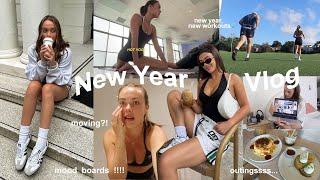 A CHATTY NEW YEAR VLOG moving goal planning workouts visiting MVP warehouse