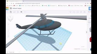 Tinkercad Dersleri - 55. Ders - Helikopter Helicopter Tasarımı