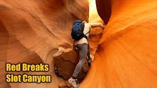 Red Breaks Slot Canyon in Escalante