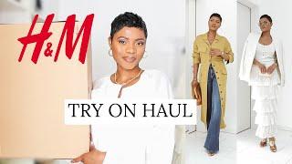 H&M HAUL  H&M NEW IN SPRING SUMMER TRY ON  ama loves beauty
