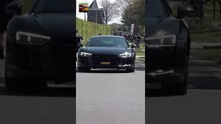 Audi R8 V10 Plus CRAZY Acceleration 