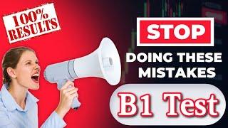 6 Common Mistakes to Avoid in B1 Test 2023  B1 English Test UK 2024