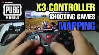 HOW TO PLAY SHOOTING GAMES PUBG USING X3 CONTROLLER