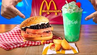 REPEAT FORGOTTEN DISHES FROM McDonalds  OREO BURGER  MINI PIZZA WITH CHEESE  MELON MILKSHAKE