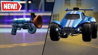 NEW GRAPPLE GLIDER & ROCKET LEAGUE OCTANE in BR Fortnite