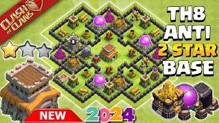 New Town hall 8Th8 Base  Town hall 8Th8 FarmingTrophyPushing  New Coc Th8 Base Link 2024