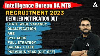 IB Recruitment 2023  IB SA MTS Recruitment 2023 OUT  IB Security Assistant Recruitment 2023