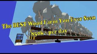 The BEST AFK birch Wood farm 850k+ wood per day  Islands  SUSHI 