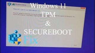 Bypass Windows 11 Setup - TPM & SecureBoot