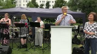 Afrikanische Gemeinde - Auschnitt aus dem Lobpreis unserer Band