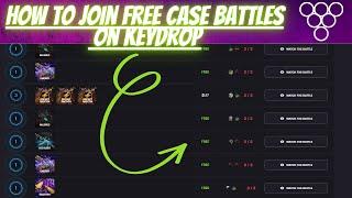 How To Easily Join FREE Case Battles on Keydrop  Checking Elemental War Event  Free Giveaway