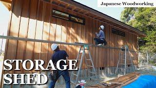 Building a Back-Country Storage Shed with Batten and 3000 Nails Carpentry Process Part 1