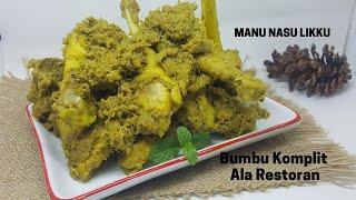 RESEP NASU LIKKU BUGIS MAKASSAR. BUMBU KOMPLIT ALA RESTORAN   MANU NASU LIKKU