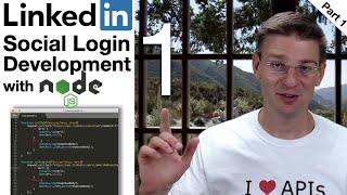 LinkedIn API and OAuth Social Login Development for your website with node.js - Part 13