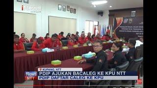 iNews NTT - PDI Perjuangan NTT Daftarkan Bakal Calon Anggota Legislatif 2024 ke KPU