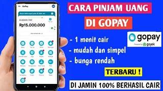 Cara Pinjam Uang di Gopay Terbaru  Cara Pinjam Saldo Gopay  Pinjam Uang di Gopay Pinjam