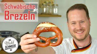 Schwäbische LAUGENBREZEL  BREZELN selber machen  BREZEL formen