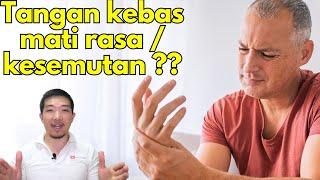 Tangan kebas  mati rasa  kesemutan ? Sembuhin sendiri sekarang