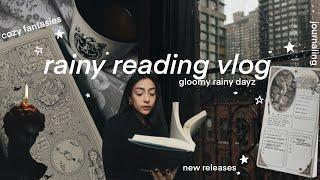 rainy reading vlog magical fantasies rainy days journaling  no.009