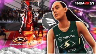 NBA 2K21 WNBA GIRL BUILD GETTING CONTACT DUNKS INSANE