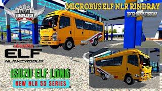 Mod bussid terbaru Microbus elf nlr rindray bus simulator indonesia