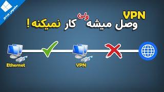 ‫حل مشکل وصل شدن و کار نکردن VPN داخل ویندوز