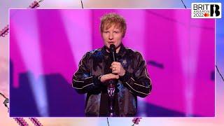 Ed Sheeran wins Songwriter of the Year  The BRIT Awards 2022