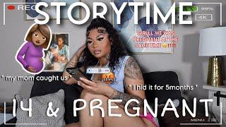 Pregnant at 14 YRS OLD + HOW MY MOM FOUND OUT STORYTIME🫨  i hid my pregnancy *pictures included*