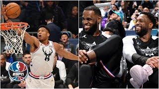 Top 10 All-Star plays include a Wade to LeBron lob & a wild Giannis alley-oop  NBA All-Star 2019