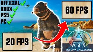 How to get MAX FPS in Ark Survival Ascended UPDATED GUIDE  Xbox Series SX PS5