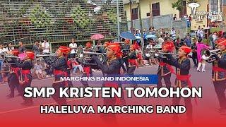 MARCHING BAND SMP KRISTEN TOMOHON  HALELUYA MARCHING BAND