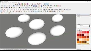 Create 3D Eggs in Sketchup