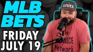 MLB Picks & Predictions Friday July 19th  Baseball Bets  Kyle Kirms The Sauce Network