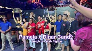 FULL Weigh in Pamela x Dinar Candy adu gunung kembar Hotman Paris menang banyak
