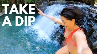 4 Best Road to Hana Waterfall Stops  Twin Falls Waikana Falls Puaa Kaa Hanawi Falls + a bonus