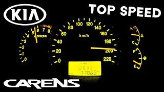 Kia Carens 2.0 CVVT 106kW Acceleration 0-200 TOP SPEED