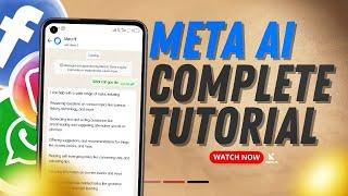 How to Use META AI on WhatsApp and Facebook  Meta Chatbot & Free AI Image Generator