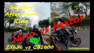 Sunday Afternoon Ride Kawasaki vs Honda