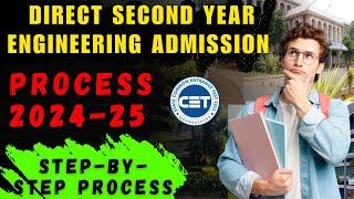 Direct Second Year Engineering Admission Process 2024-25 Explained  DSE Admission process 2024-25