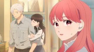 Yuki JEALOUS of Emma clinging to Itsuomi  A Sign of Affection Episode 3 ゆびさきと恋々