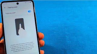 wake screen with double tap Tecno phone