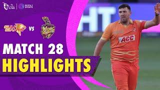 ILT20 2024 Match Highlights  Gulf Giants vs Abu Dhabi Knight Riders  Match 28  #ILT20