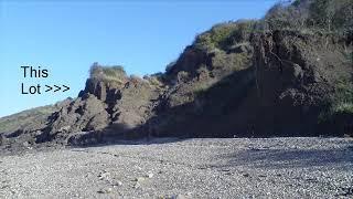 Eastchurch Gap Cliff Landslip 2017