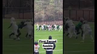 Tony Da Tank Forced Fumble D1 Nationals #youthfootball #tacklefootball #tonydatank ￼￼