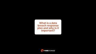 What is a data breach response plan and why is it important?