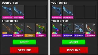 What Do People Offer For Flowerwood Knife? MM2