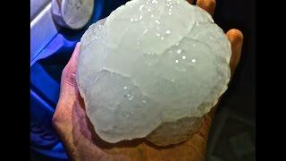 INSANE GRAPE FRUIT SIZE HAIL DESTROYS HOUSE Nisland SD