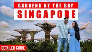 Gardens by the Bay Singapore  Cloud Forest  Super Trees  Singapore Tourist Places  Singapore